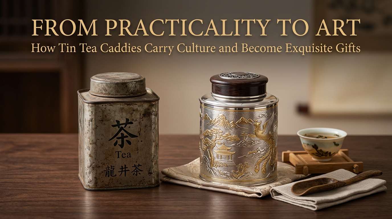 From Practicality to Art: How Tin Tea Caddies Carry Culture and Become Exquisite Gifts